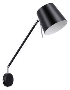 Flexibilní nástěnná lampa KILLY - 1xE27, 40W, matná černá