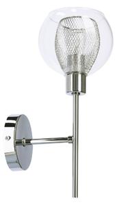 Nástěnné designové osvětlení OZZO - 1xE14, 40W, chromované / čiré