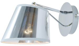 Nástěnná moderní lampa CORTEZ - 1xE14, 40W, chromovaná
