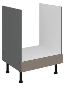 Sporáková skříňka LUNARA - šířka 60 cm, tmavě béžová / antracit