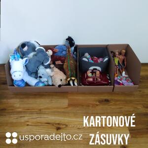 Úložný kartonový box na oblečení ECO - 27/40/21 - zkosený