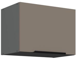 Digestořová skříňka LUNARA - šířka 50 cm, tmavě béžová / antracit