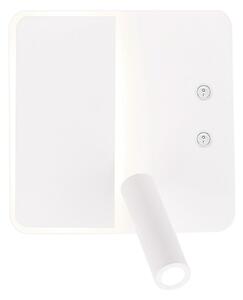 Nástěnné moderní LED osvětlení ALMA - 6W+3W, 4000K (denní bílá), bílé