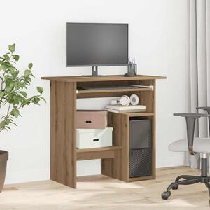 VidaXL Psací stůl 80 x 45 x 74 cm kompozitní dřevo [801368] Barva: dub artisan