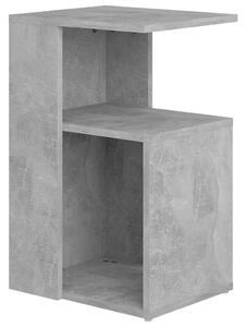 Odkládací stolek betonově šedý 36 x 30 x 56 cm dřevotříska