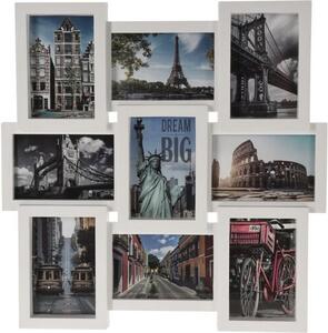 Závěsný fotorámeček Paris, bílá, 45,5 x 45,5 x 2,5 cm