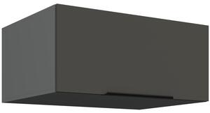 Hluboká digestořová skříňka LUNARA - šířka 80 cm, grafit / antracit