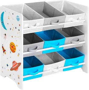 REGÁL DO DĚTSKÉHO POKOJE, bílá, 62,5/60/29,5 cm - Skříně & regály do dětského pokoje, Online Only