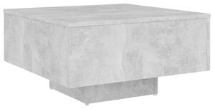 Konferenční stolek betonově šedý 60 x 60 x 31,5 cm dřevotříska