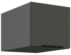 Horní skříňka s výklopnými dvířky LUNARA - šířka 40 cm, grafit / antracit
