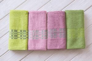 Jerry Fabrics Bavlněný froté ručník SAMOS 50x100 cm - Světle zelený