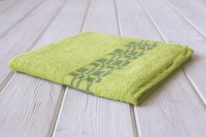 Jerry Fabrics Bavlněný froté ručník SAMOS 50x100 cm - Světle zelený