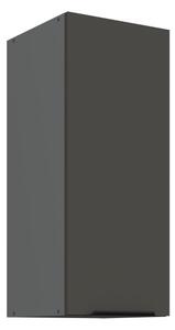 Horní kuchyňská skříňka LUNARA - šířka 30 cm, grafit / antracit