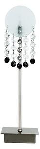 Stolní moderní lampa LUXOR - 1xG4, 20W, stříbrná