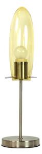 Stolní lampa MELOT - 1xE27, 60W, stříbrná
