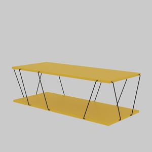 Konferenční stolek Liana (žlutá + černá). 1088987