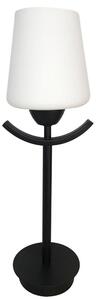 Moderní stolní lampa LONDYN - 1xE27, 60W, bílá / černá