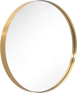 Tutumi - Kulaté zrcadlo - zlatá - 60 cm