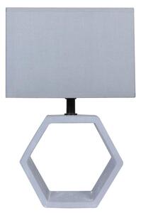 Stolní betonová lampa VIDAL - 1xE27, 40W, grafitová