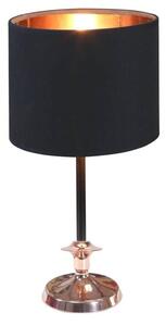 Moderní stolní lampa VIOLINO - 1xE14, 40W, černá / měděná