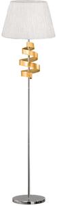 Stojací lampa DENIS - 1xE27, 60W, chromovaná / zlatá