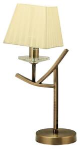 Stolní lampa VALENCIA - 1xE14, 40W, patina / béžová