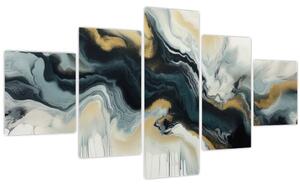 Obraz - Mramorovaná kresba (125x70 cm)