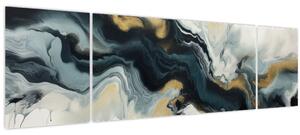 Obraz - Mramorovaná kresba (170x50 cm)