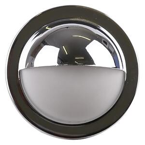 Schodišťové zápustné svítidlo ZORDA 1 - 1xG4, 20W, 6,8cm, kulaté, chromované