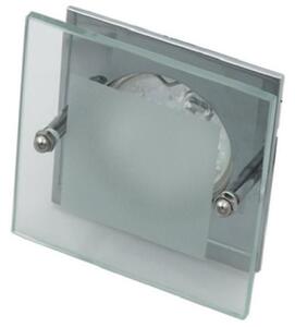 Stropní zápustné svítidlo SPARKLE 2 - 1xGU5,3, MR16, 50W, hranaté, chromované