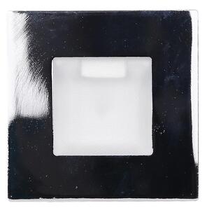 Schodišťové vestavné svítidlo ZORDA 2 - 1xG4, 20W, 7,3x7,3cm, čtvercové, chromované