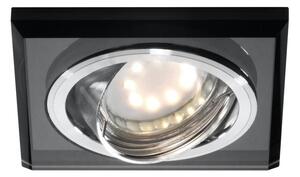 Stropní vestavné bodové svítidlo VIVIDUS - 1xGU10, MR16, 50W, 9cm, hranaté, černé