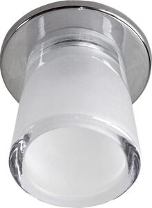 Kulaté podhledové svítidlo OLAER - 1xG4, 20W, chromované / čiré