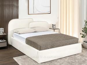 Designová postel 180x200 KANANI - krémová