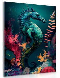 Obraz surrealistický mořský koník - 40x60