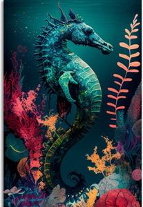 Obraz surrealistický mořský koník - 40x60