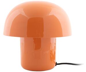 Present time Oranžová kovová stolní lampa Champignon mini