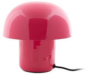 Present time Růžová kovová stolní lampa Champignon mini