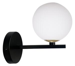 Nástěnné art deco osvětlení KAMA - 1xG9, 28W, černé / bílé