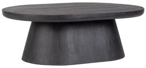 Černý dřevěný konferenční stolek Bizzotto Fuji 90x65 cm