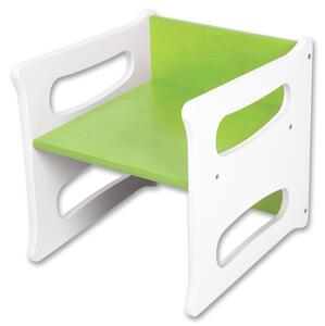 Hajdalánek Dětská židle TETRA 3v1 bílá (zelená) TETRABILAZELENA