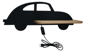 Nástěnné LED dětské světlo do zásuvky CAR 2 - 5W, 4000K (denní bílá), černé