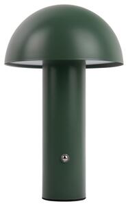 Present time Tmavě zelená kovová stolní LED lampa Fungus
