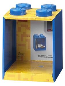 Lego® Modrá nástěnná police LEGO® Storage 21 x 16 cm