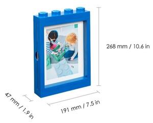Modrý fotorámeček LEGO® Storage 27 x 19 cm