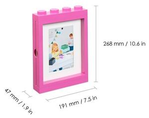 Lego® Růžový fotorámeček LEGO® Storage 27 x 19 cm