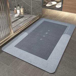 HomeLife Koupelnová absorpční předložka 40 x 60 cm obdélník, šedá šedá