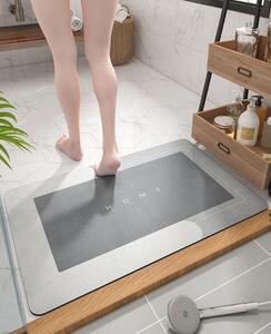 HomeLife Koupelnová absorpční předložka 40 x 60 cm obdélník, šedá šedá