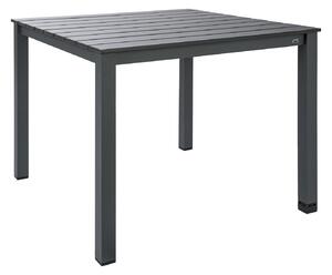 Livarno Home Hliníkový zahradní stůl Valencia, 90 x 90 cm, šedá (100343255)