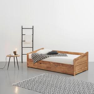 VÝSUVNÁ POSTEL, 90/200 cm barvy dubu Livetastic, Online Only
